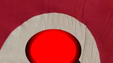 original Hakenkreuzfahne - Stockfahne  73 x 57 cm