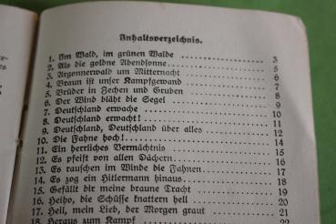 Heft Fahrten- und Marsch-Lieder