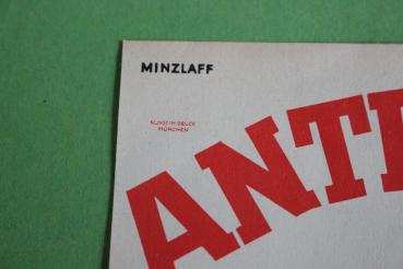 Preview: Flugblatt / Plakat ?  Anti-Komintern - Gesprächsabend - München 1937