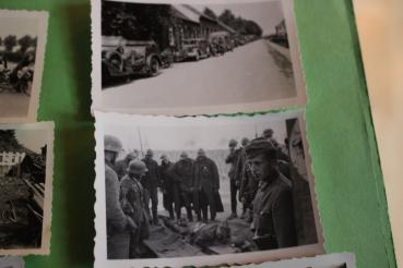 Preview: 35 alte Fotos - General der Inf. Kurt von Briesen - Vormarsch Belgien