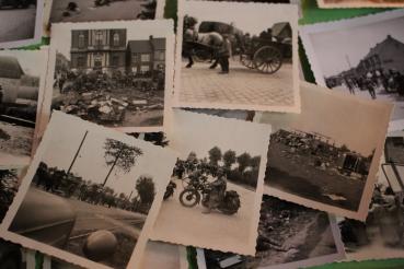 35 alte Fotos - General der Inf. Kurt von Briesen - Vormarsch Belgien