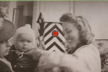 Preview: altes Foto - Wachhäuschen des SS