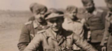 Preview: Pressefoto 17,5x12,5  Oberleutnant Sattler 300. Feindflug