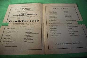 Preview: Programmblatt - Theater der NSG. Kraft durch Freude - Minsk / Ostland