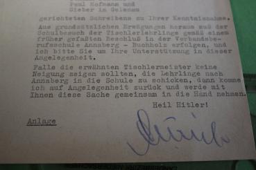 Preview: alter Brief - Briefkopf der D.A.F. Annaberg / Erzgebirge