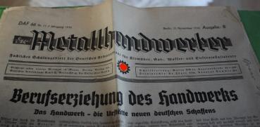 Preview: Zeitung - Der Metallhandwerker - Nr.11 -  1936
