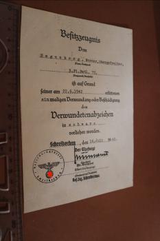 Preview: five repro certificates, various awards