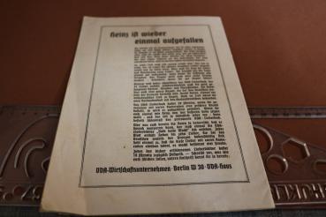 Preview: Heft Jung Roland  Heft Nr. 5 - 1937