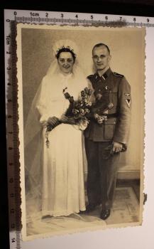 altes Hochzeitsfoto - SS Mann