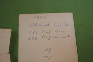 RK-Träger Oberfeldwebel Ludwig Schütte Feldverleihung 10 Fotos- Rarität