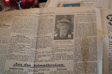 Fuldaer Zeitung 20/21 Januar 1945 - Namen Opfer der Terrorangriffe auf Fulda 27.12.1944 u. 03.01.1945
