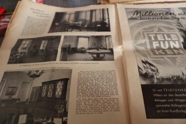 Preview: old magazine about Hitler - front and back missing - from 1939