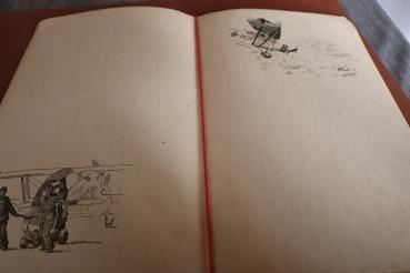 Preview: unused memory book for soldiers of the Luftwaffe with photos of A. Hitler, Göring