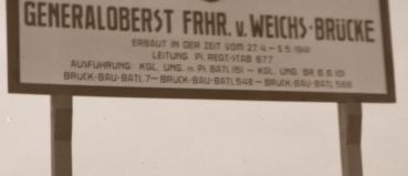 Preview: drei alte Negative - Generaloberst Freiherr v. Weichs-Brücke 1941