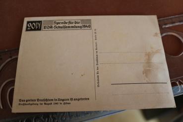 Preview: AK Spendenkarte VDA - Das geeinte Deutschtum in Ungarn ist angetreten