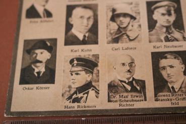 Preview: alter Ausschnitt - gefallene Putschisten Hitler-Ludendorff Putsch 1923