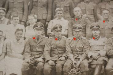 Preview: großes Gruppenfoto - SS-Männer und Krankenschwestern