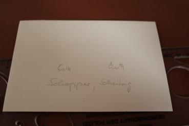 Preview: Repro Foto - Generalleutnant Erich Schopper mit RKTräger  Erich Scheibig  1943