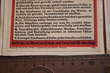 Preview: 4 x Parole der Woche - NSDAP  - Kleinformat