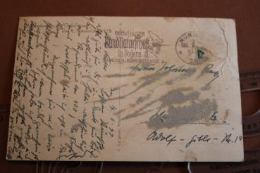 Preview: alte Karte Mahnmal in der Feldherrnhalle München  30-40er Jahre