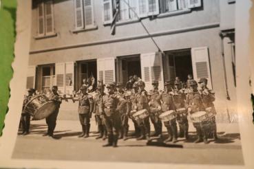 Preview: drei tolle alte Fotos - Musikkorps einer R.A.D. Abteilung Raum Bergzabern