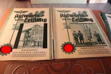 Preview: acht Zeitschriften-Beilagen des Aufbau - Aufwärts durch Leistung und Rat und Tat 1934/35