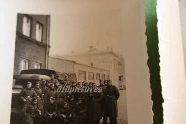 Preview: fünf Fotos - SS-Männer -  Gruppenfoto - Totenkopf Abteilung