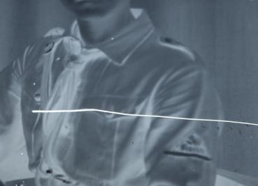 Preview: altes Glasnegativ - Portrait HJ-Pimpf