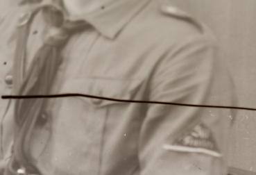 Preview: altes Glasnegativ - Portrait HJ-Pimpf