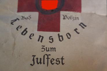 Preview: Tüte mit Inhalt - Lebensborn Rot Kreuz mit SS-Runen