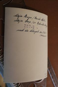 tolles Foto zwei Ritterkreuzträger - Major Krüger und Major Storp