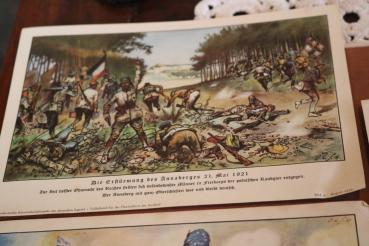 Preview: drei Sammelbilder - Quittungsbilder ?? Volksbund für das Deutschtum im Ausland  Adolf Hitler und andere