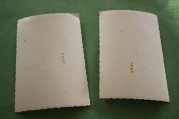 zwei alte Fotos -  Kapitulation ???  viele Generäle vers. Nationen, Ritterkreuzträger - Ort ?