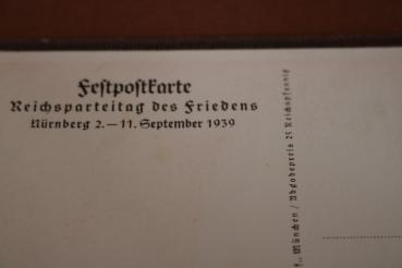 Preview: Postkarte Ganzsache - Reichsparteitag Nürnberg 1939