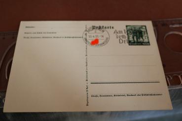 Postkarte - 13. März 1938 Ein Volk Ein Reich Ein Führer