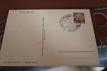 Preview: Postcard - Portrait of Adolf Hitler round