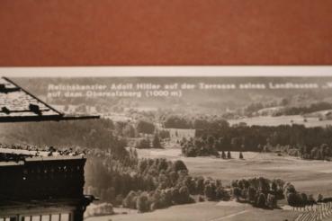 Preview: Postkarte - Reichskanzler Adolf Hitler auf der Terasse seines Landhauses Wachenfeld