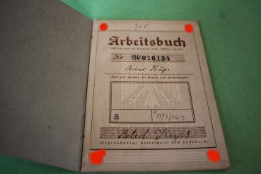 Arbeitsbuch 1936 - Braunschweig Reichsbahn