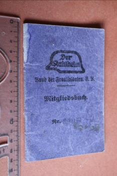 Mitgliedsbuch  Der Stahlhelm  - Kobulten Ortelsburg Ermland-Masuren 1931