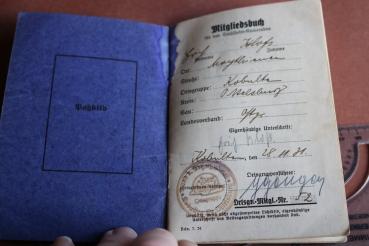 Preview: Mitgliedsbuch  Der Stahlhelm  - Kobulten Ortelsburg Ermland-Masuren 1931