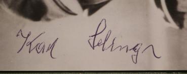 Preview: RK-Träger Feldwebel der Reserve. Selinger, Karl neuzeitlicher Abzug mit original Autogramm