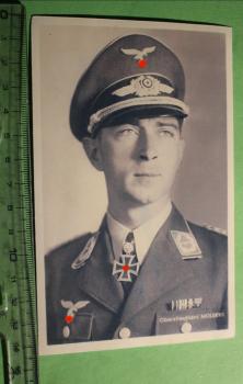Portrait Oberstleutnant Mölders - neuzeitlicher Abzug