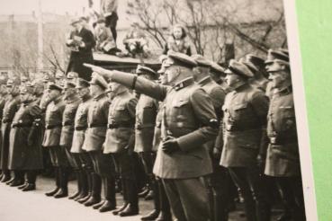 Preview: original Foto - S.A. Führer Ernst Röhm bei Parade 1934 - Stahlhelmbund