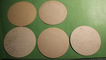 Preview: fünf alte Spendenabzeichen WHW Winterhilfswerk original