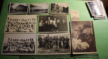 18 alte Fotos eines Rottenführers der SS- Totenkopfverbände