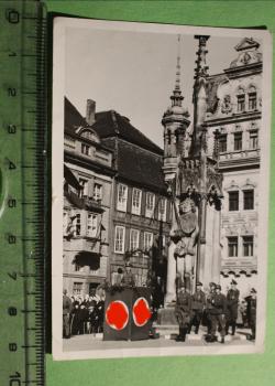 altes Foto - Bremen - Kundgebung der NSDAP  - Bremer Roland