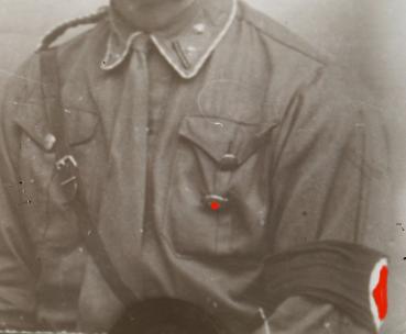 Preview: Glasnegativ - abfotografiertes Portait eines S.A. Mannes