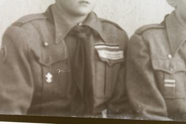 Preview: zwei alte Glasnegative - Jugendorganisation Ausland ? unbekannt