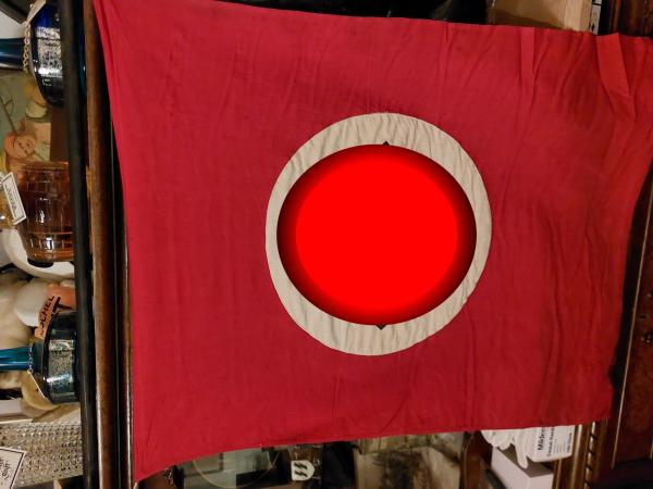 original Hakenkreuzfahne - Stockfahne  73 x 57 cm