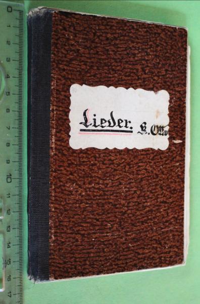 handgeschriebenes Lieder-, Tagebuch, Notizbuch R.A.D. Zeit